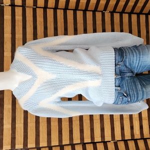 Angora cable sweater